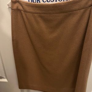 J. Crew camel colored The Pencil Skirt